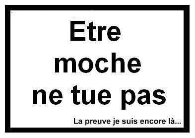 etre moche